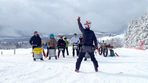 Foyer de ski à Ste Eulalie