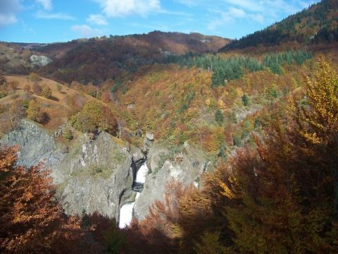 Cascade du Ray-Pic - vue du belvedere