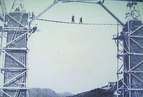 Construction des arches