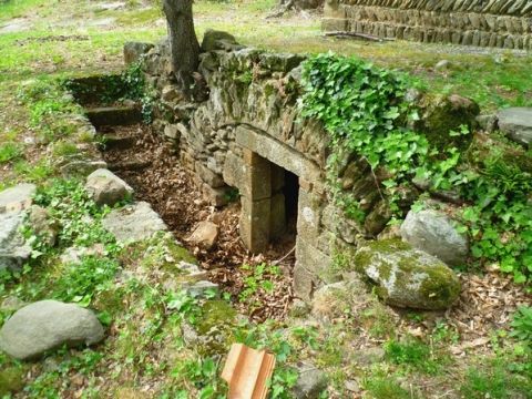 Entrée du four gallo-romain