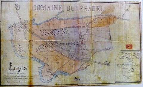 Le domaine du Pradel en 1888.JPG