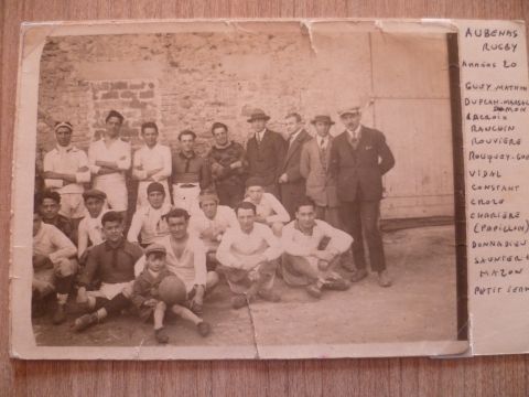 Photo de l'équipe du Rugby club d'Aubenas