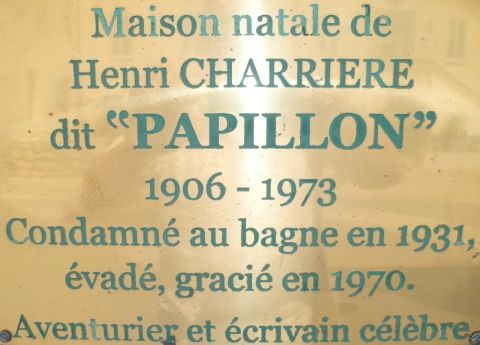 Plaque de la maison
