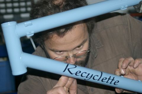 Salamandre et recyclette